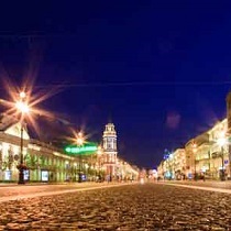 Автобусная экскурсия + теплоходная прогулка «Ночной Петербург»