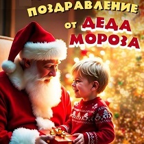 Поздравление от Деда Мороза + посещение парка