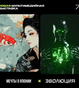 Мультимедийная выставка «Мечты о Японии х Digital Evolution»